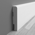 Listwa Przypodłogowa MDF Standard 2 Biała Prosta