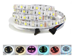 TAŚMA LED PREMIUM RGBW+Ciepła 5050 IP20 300diod 1m
