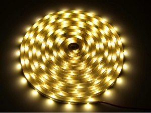 Taśma 60 diod/metr LED SMD 5050 ip65 BIAŁA CIEPŁA (WODOODPORNA)