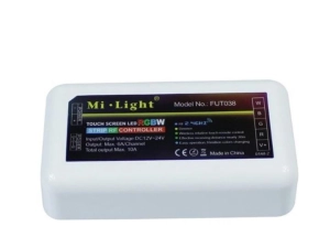 Kontroler, sterownik FUT038 do taśmy LED RGBW strefowy WiFi 2.4GHz 24A 288W