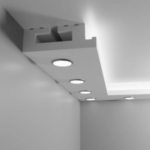 Sufit Halogenowy + linia pod LED XPS