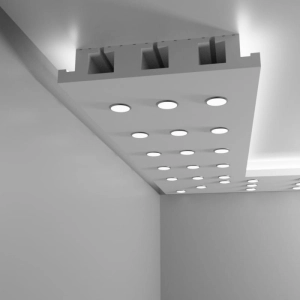 Sufit XPS halogenowy z obustronnym LED