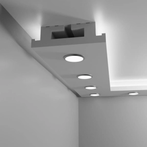 Sufit XPS halogenowy punktowy 2X LED