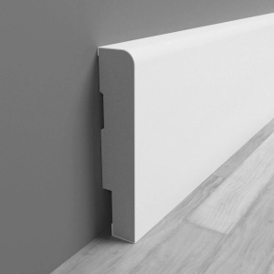 Listwa Przypodłogowa MDF Standard 2 Biała Prosta